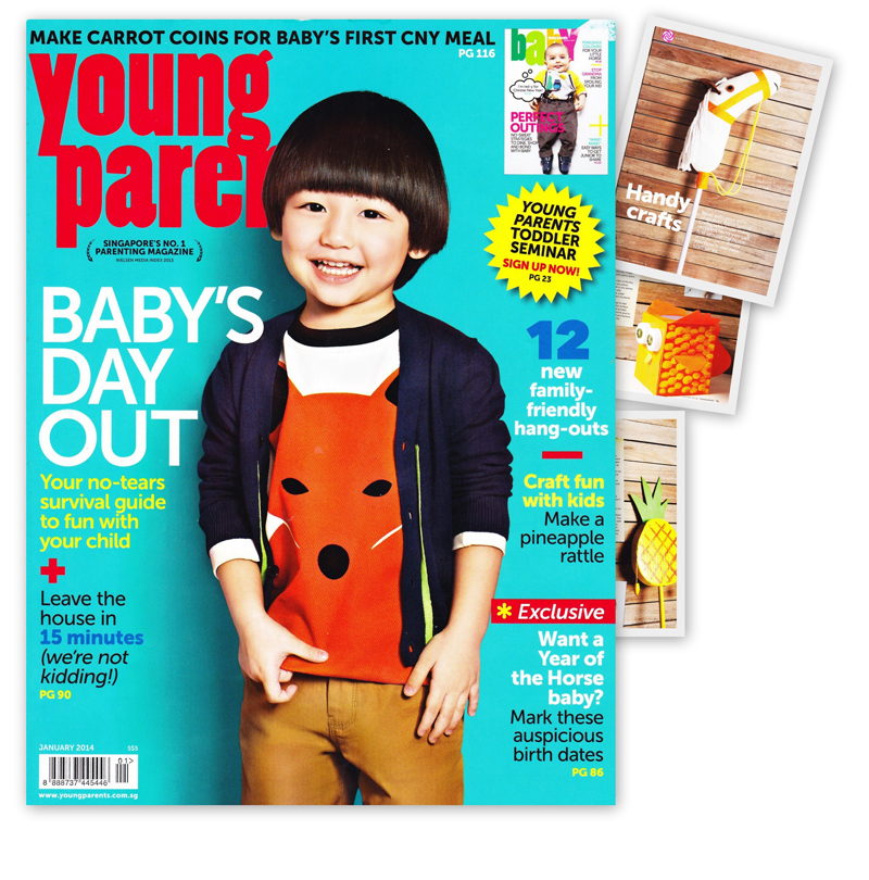 Editorial series in Young Parents magazine